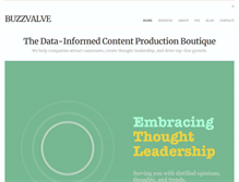 Tablet Screenshot of buzzvalve.com